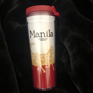 NWOT Starbucks plastic travel mug Manila
